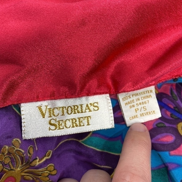 Vintage Victoria's Secret Night Button Front Shirt Size Small - Picture 3 of 9